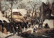 BRUEGHEL, Pieter the Younger Adoration of the Magi df USA oil painting reproduction